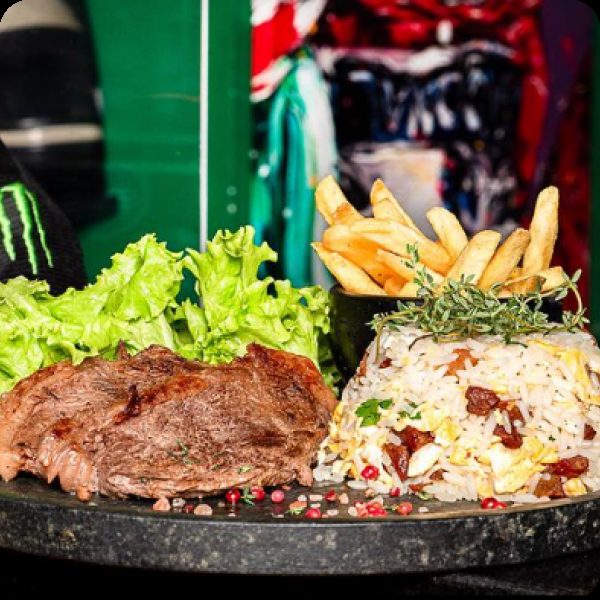 Corte de carne do steak bar